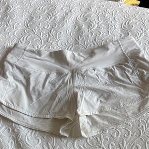 Women's Lulu Lemon White Shorts